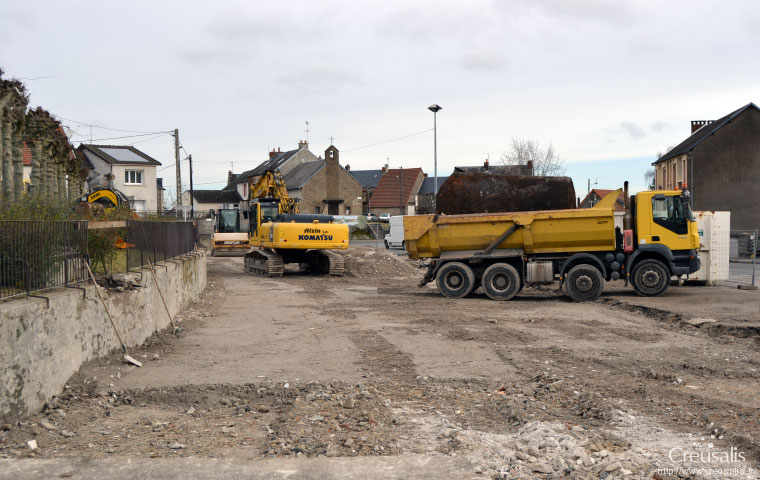 Déconstruction rue de Maindigour (GUERET) - Remise en état du terrain